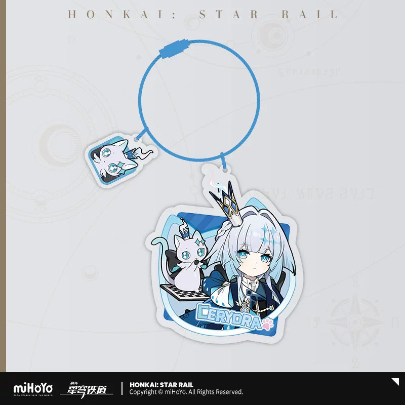 【予約受付中】崩壊：スターレイル　ちびネコシリーズ　アクリルキーホルダー　ケリュドラ
