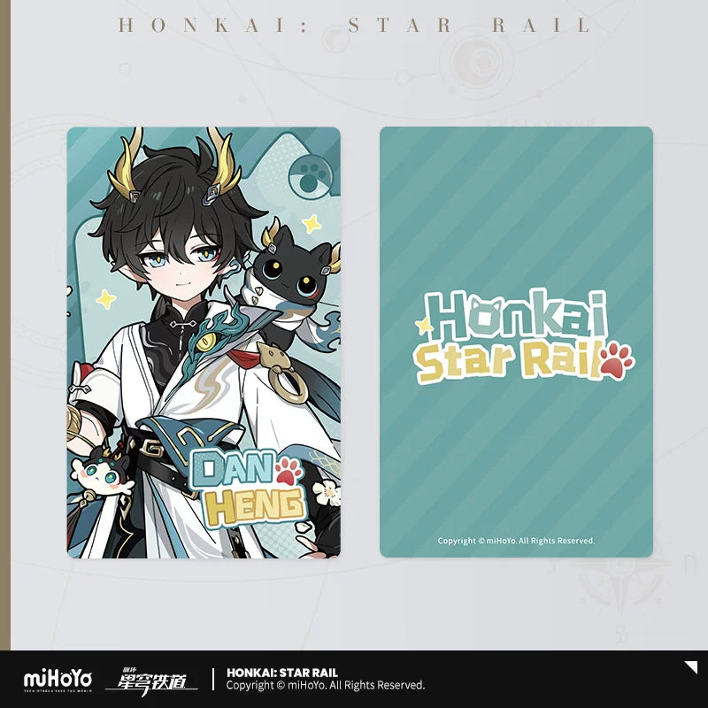 【予約受付中】崩壊：スターレイル　ちびネコシリーズ　コレクションカード　丹恒・騰荒