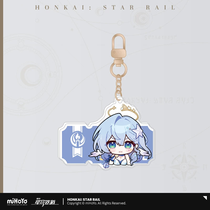 【予約受付中】崩壊：スターレイル　パムの展覧室シリーズ　アクリルストラップ　ロビン・夏空の歌