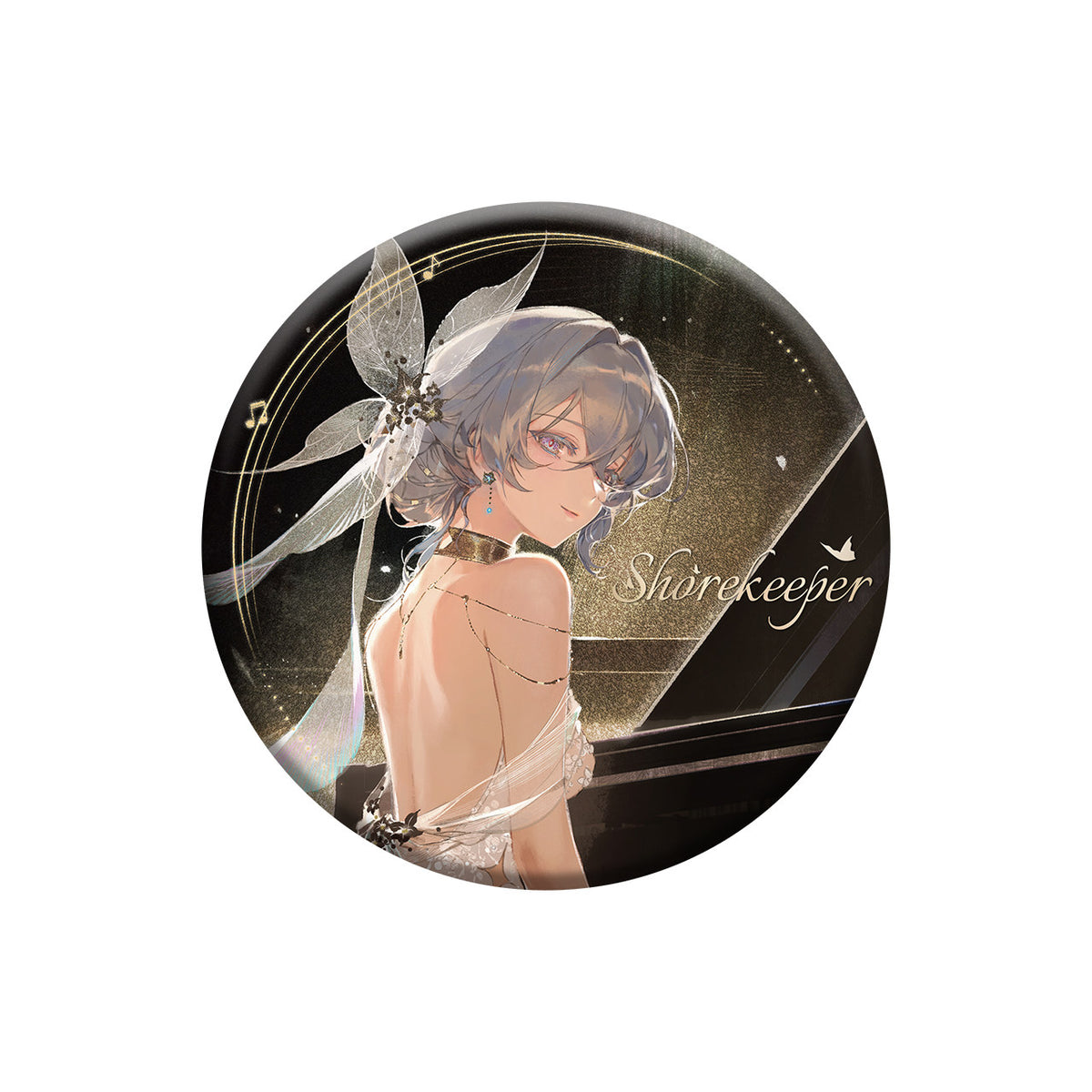 【予約受付中】『鳴潮』 「心に響くものすべて」テーマ ダブルホログラムブリキ缶バッジ　ショアキーパーVer.